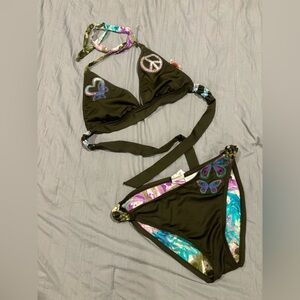 Y2K Lucky Brand vintage swim set